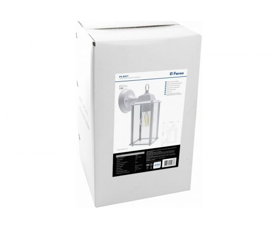 Садово-парковый светильник FERON 60W 230V E27 белый, PL201 11601 – изображение 8