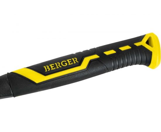Молоток-гвоздодер Berger BG цельнокованый 450 г., магнит, 3-компонентная рукоятка,BG1527 – изображение 9