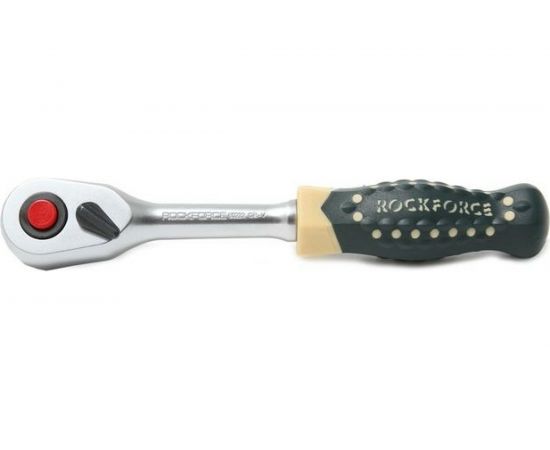 Трещотка 1/4DR 48-зубцовая 155мм ROCKFORCE RF-80222 