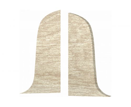 Заглушка для плинтуса Волшебная палочка ПВХ 58 мм, 2 шт, цвет 5801 УТ000072750 