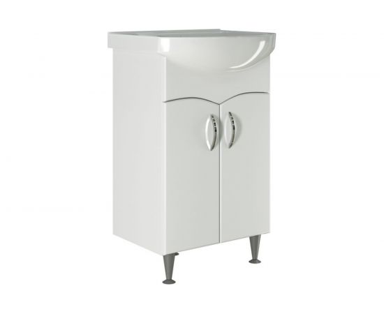 Тумба для ванной комнаты Mixline ФОРМАТ-52 под умывальник Альфана-52 ПВХ 525507 