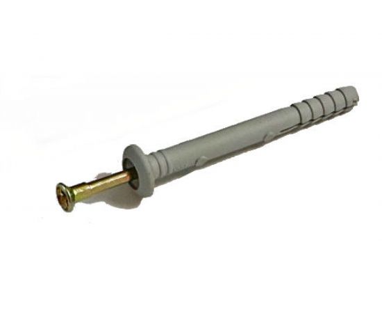 Дюбель-гвоздь с грибовидным бортиком Качественный КРЕПЕЖ 40 штук 0300633 КЧ 