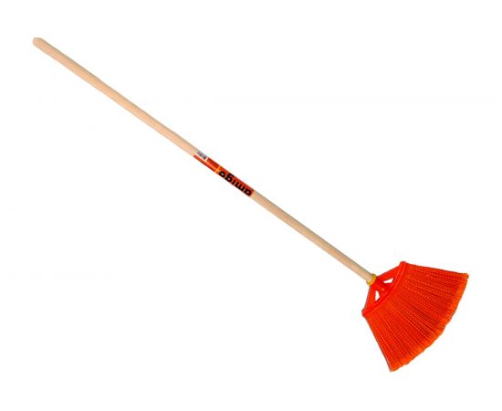 Плоская метла Amigo с деревянным черенком 76002 