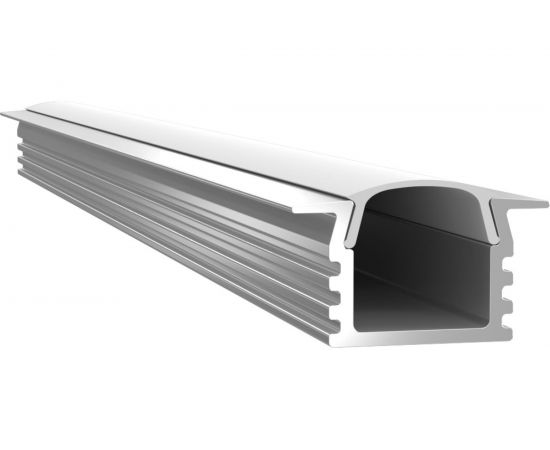 Алюминиевый встраиваемый профиль Ardylight ALS-1225 anod 3.0 с экраном 50006-5 