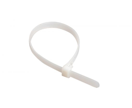Хомут IEK 2.5x150, нейлон, белый, упаковка 100шт, ИЭК UHH31-D025-150-100 