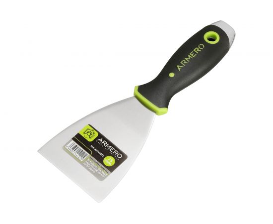 Малярный шпатель жесткий Armero 75мм, нержавеющая сталь A204/75 