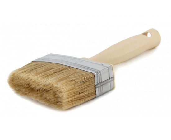 Ракля ZOLDER Standart 100 х 30 мм, натуральная щетина, ручка пластик 182101m 