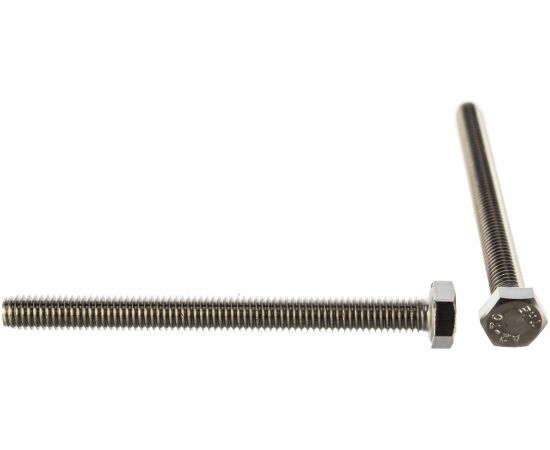 Болт с шестигранной головкой, с полной резьбой ЕВРОПАРТНЕР DIN 933 нержав. сталь, 6х70 мм, 4 шт. G2 3267 1 – изображение 2