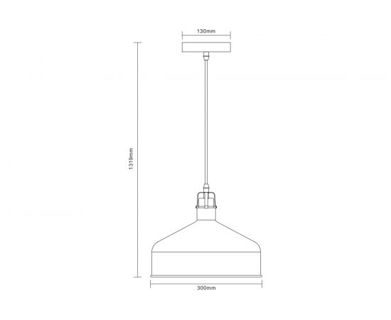 Подвесной светильник Camelion PL-425L C62 черный+медь, Amsterdam, E27, 60Вт, 230В, металл 13029 – изображение 2