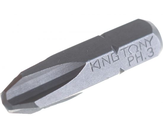 Вставка бита торцевая 1/4", Phillips, PH3, L = 25 мм KING TONY 102503P – изображение 3