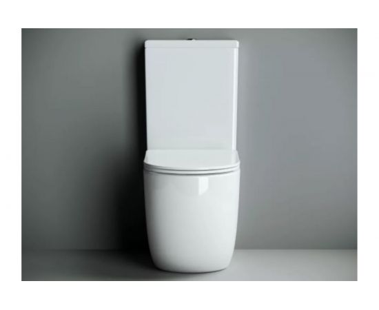 Напольная пристенная чаша унитаза Ceramica Nova METROPOL Rimless CN4001-B – изображение 3