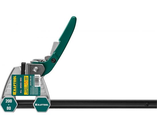 Струбцина F KRAFTOOL KL-200/80 80х200 мм 32019-080-200 – изображение 3
