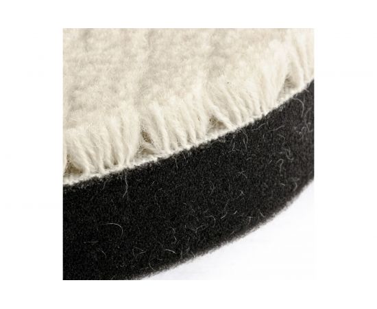 Насадка полировальная под липучку (125 мм, короткая плетеная шерстяная нить) MATRIX 75962 – изображение 3