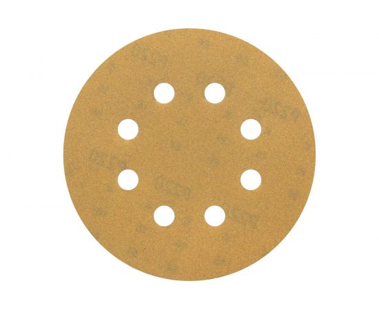 Круг шлифовальный на липучке siaone 1944 (50 шт; 125 мм; 8 отверстий; P220) sia Abrasives so50-125-8-220 – изображение 3