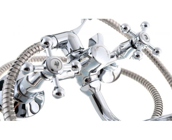 Смеситель для ванны Zollen Bamberg с аксессуарами, нижний излив 300 мм BA62620241 443397 – изображение 4