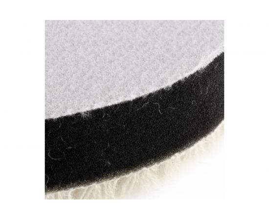 Насадка полировальная под липучку (125 мм, короткая плетеная шерстяная нить) MATRIX 75962 – изображение 4