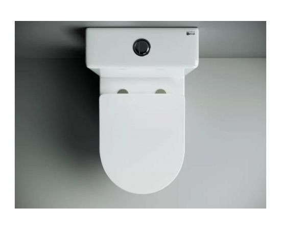 Напольная пристенная чаша унитаза Ceramica Nova METROPOL Rimless CN4001-B – изображение 4