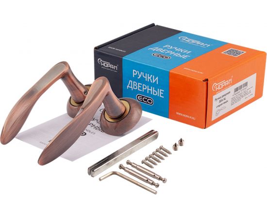 Дверная ручка НОРА-М 38А AL ст.медь 15305 – изображение 5