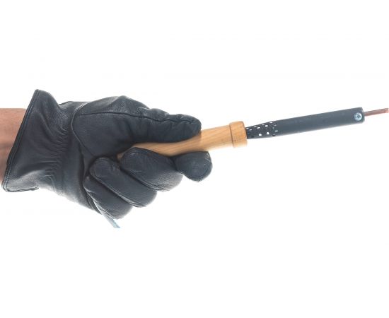 Электрический паяльник СИБРТЕХ ЭПСН-03-40/220 деревянная ручка Россия 91302 – изображение 6