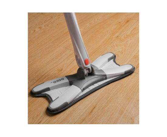 Х-образная швабра для мытья полов с функцией отжима DEKO DKFM02 SET1 чистые руки 065-0844 – изображение 6