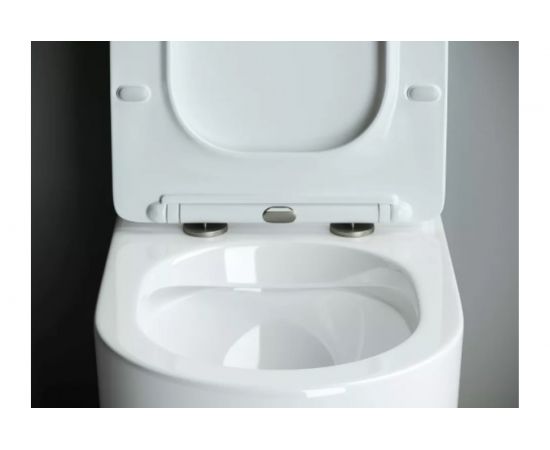 Напольная пристенная чаша унитаза Ceramica Nova METROPOL Rimless CN4001-B – изображение 8