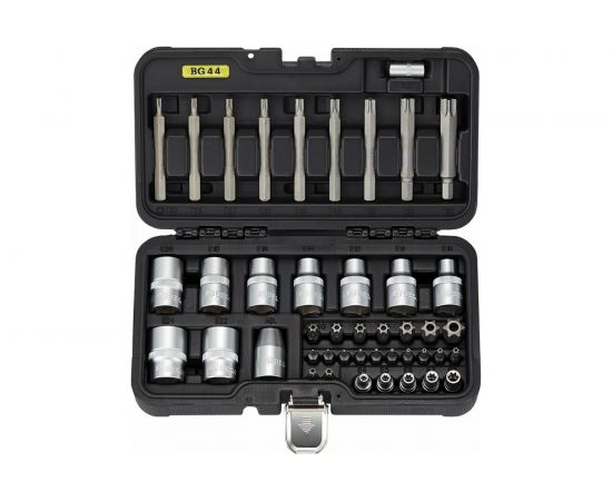 Набор бит и торцевых головок TORX 44 предмета Berger BG BG044-1214 