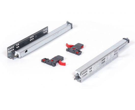 Направляющая полного выдвижения c доводчиком SAMET SMART SLIDE, Lock-Fix 400 мм СТ-00001280 