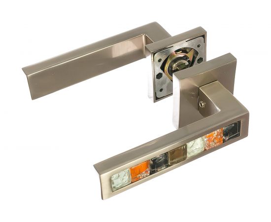 Дверная ручка ORO&ORO никель матовый КВ 931-13 SN 