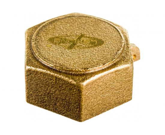 Заглушка LEXLINE 1/2 вн., латунь, с контротверстием 15 Украина 514573 