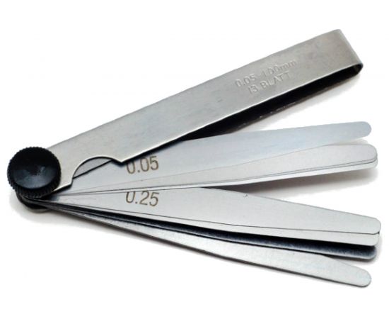 Веерный щуп СЕРВИС КЛЮЧ 0,05-1,0мм 13 листов в блистере 70613 