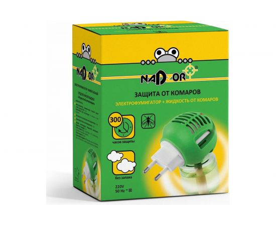 Комплект от комаров: электрофумигатор + жидкость 30 мл Nadzor 24 шт. 126141 