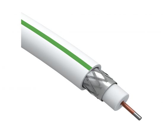 Коаксиальный кабель ЭРА SAT 703 B,75 Ом, CCS/, PVC, цвет белый Б0044609 