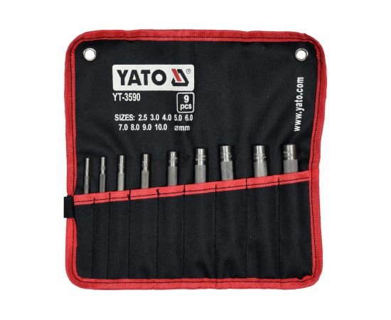 Набор пробойников YATO 9 предметов YT-3590 