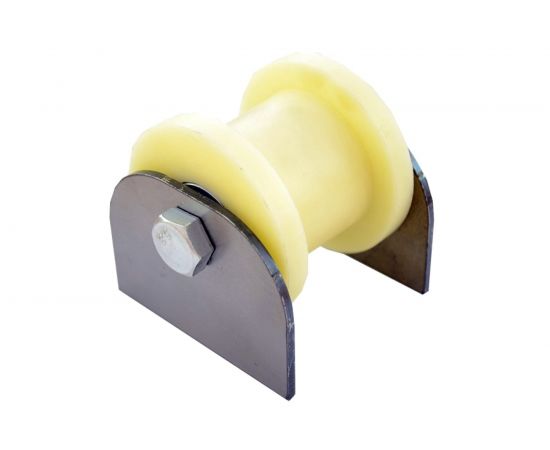 Ролик для ворот Rolik-Opt капролон, d.70 мм, под профильную трубу 40х40 мм, на пластинах К2716 