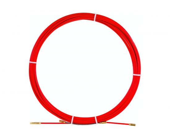 Протяжка для кабеля мини OlmiOn УЗК d=3,5 мм L=20 м в бухте, красный СП-Б-3,5/20 