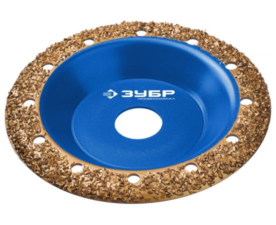 Наклонная обдирочно-шлифовальная чашка №2 ЗУБР 125 мм, среднее зерно ВК8 33435-2 