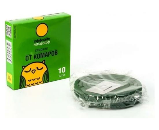 Спирали Комарофф оффлайн ДЛИТЕЛЬНО в коробке 10 шт. OF01040110 