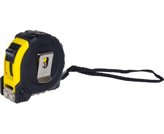 Рулетка WIPRO 3 м*19 мм, АБС-пластик + магнитный упор + резина, толщина 0,115 мм 06-03 – изображение 2