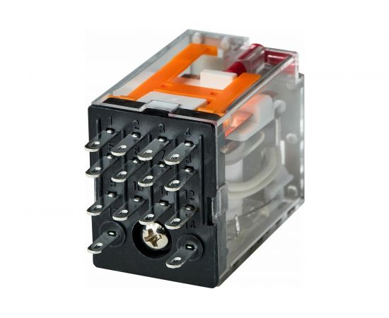 Промежуточное реле РЕЛЕОН 4 перекидных контакта 6А 24В AC RP434802405 – изображение 2