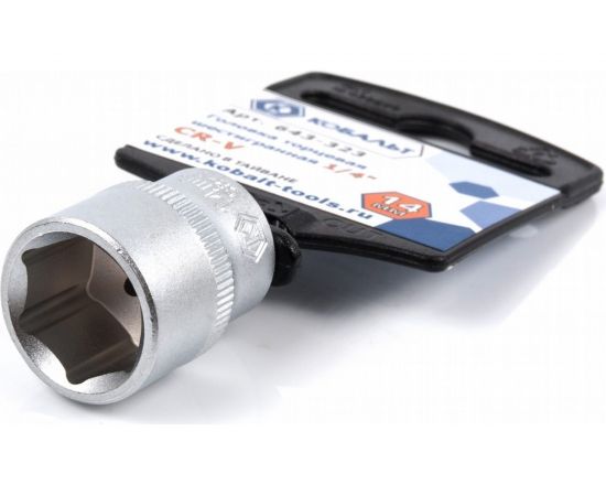 Торцевая головка КОБАЛЬТ 1/4, 14мм, Cr-V 643-323 – изображение 2