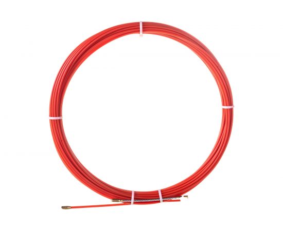 Протяжка для кабеля мини OlmiOn УЗК d=3,5 мм L=20 м в бухте, красный СП-Б-3,5/20 – изображение 2