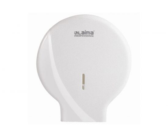 Диспенсер для туалетной бумаги ЛАЙМА PROFESSIONAL ORIGINAL, малый, белый, ABS-пластик 605766 – изображение 2