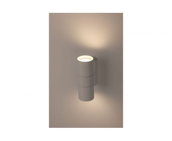 Декоративная подсветка ЭРА WL28 WH 2xGU10 MAX35W IP54 белый Б0034632 – изображение 2