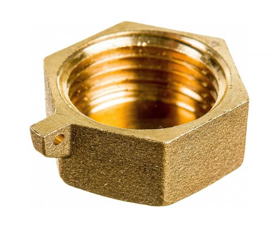 Заглушка LEXLINE 1/2 вн., латунь, с контротверстием 15 Украина 514573 – изображение 2