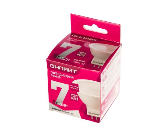 Лампа ОНЛАЙТ OLL-MR16-7-230-6.5K-GU5.3 61134 – изображение 2