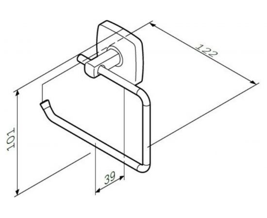 Держатель для туалетной бумаги AM.PM Gem, A9034100 – изображение 2
