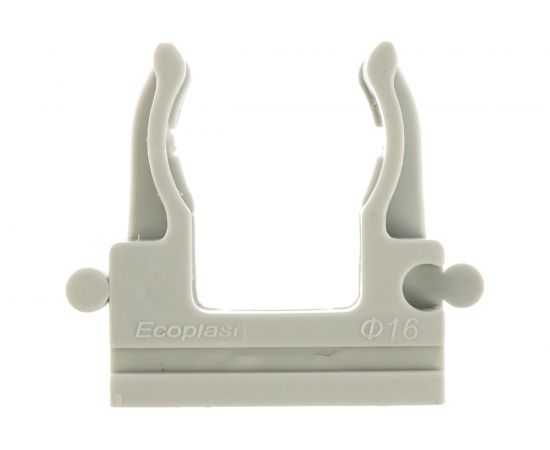 Держатель-клипса для труб Экопласт CF16G D16мм, 10 шт 41716-10 – изображение 2