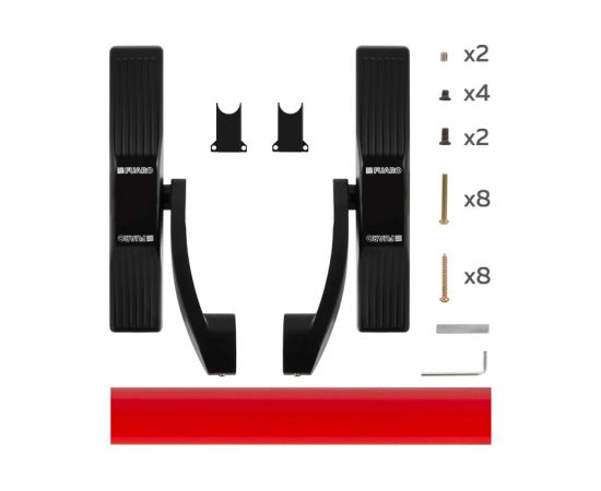 Нажимная ручка-штанга для антипаники Fuaro 1700А врезной для замка FL-0433 ANTI-PANIC 41407 – изображение 2