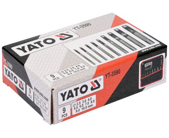 Набор пробойников YATO 9 предметов YT-3590 – изображение 3