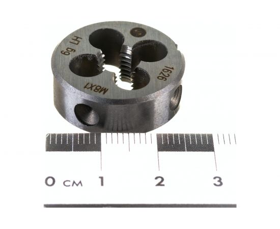 Плашка ИНСТУЛС М. 8.0х1.0х25х9 9SiCr 6g DIN223 левая 00001178336 – изображение 3